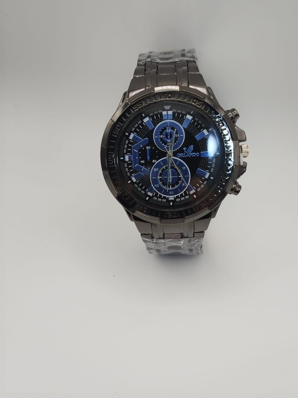 Montre Homme ORLANDO Acier Argent