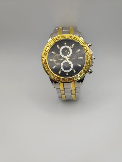 MONTRE HOMME CHRONOGRAPHE OR BLEU SQUELETTE 2026