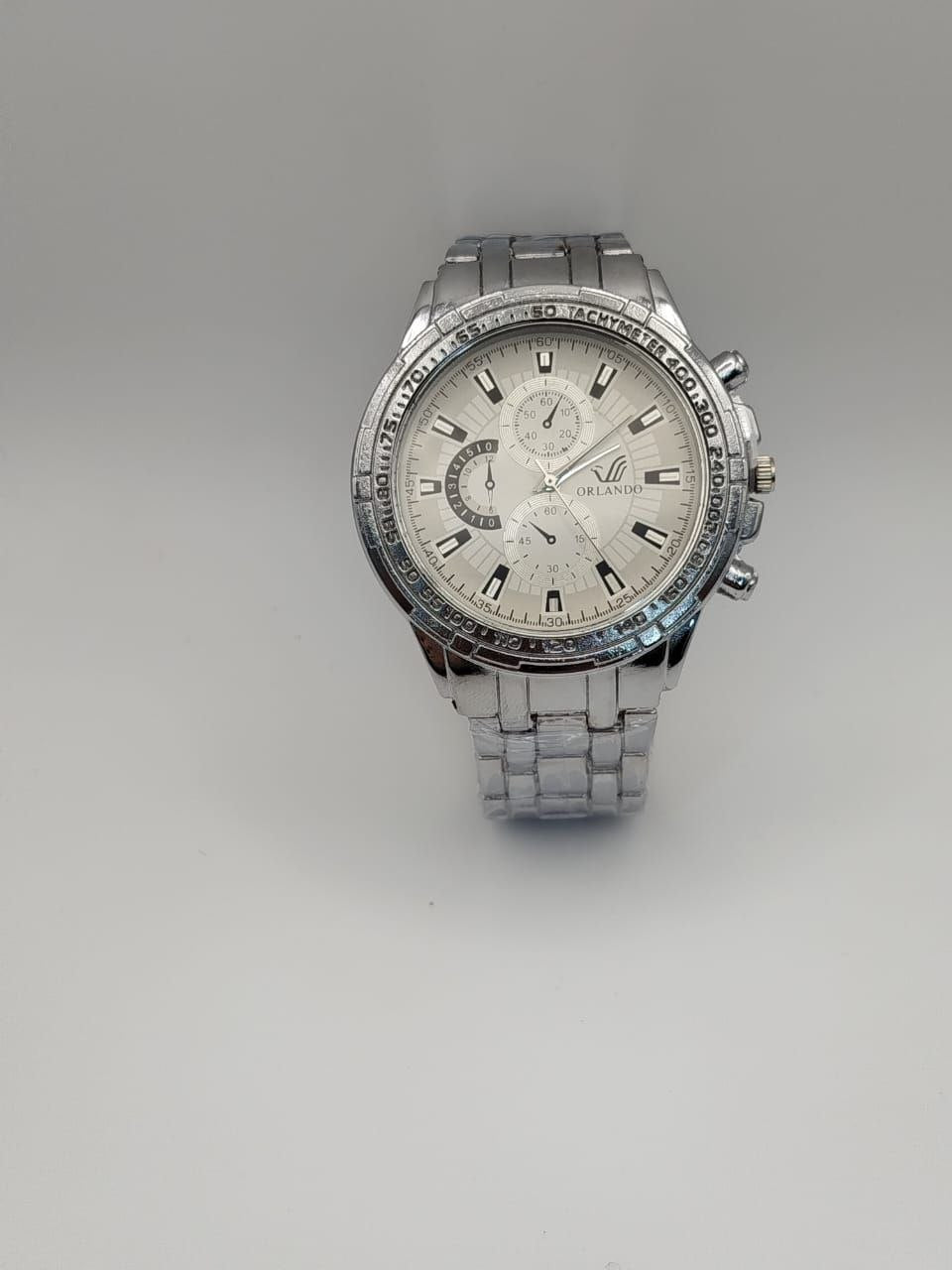 Montre Homme ORLANDO Acier Argent